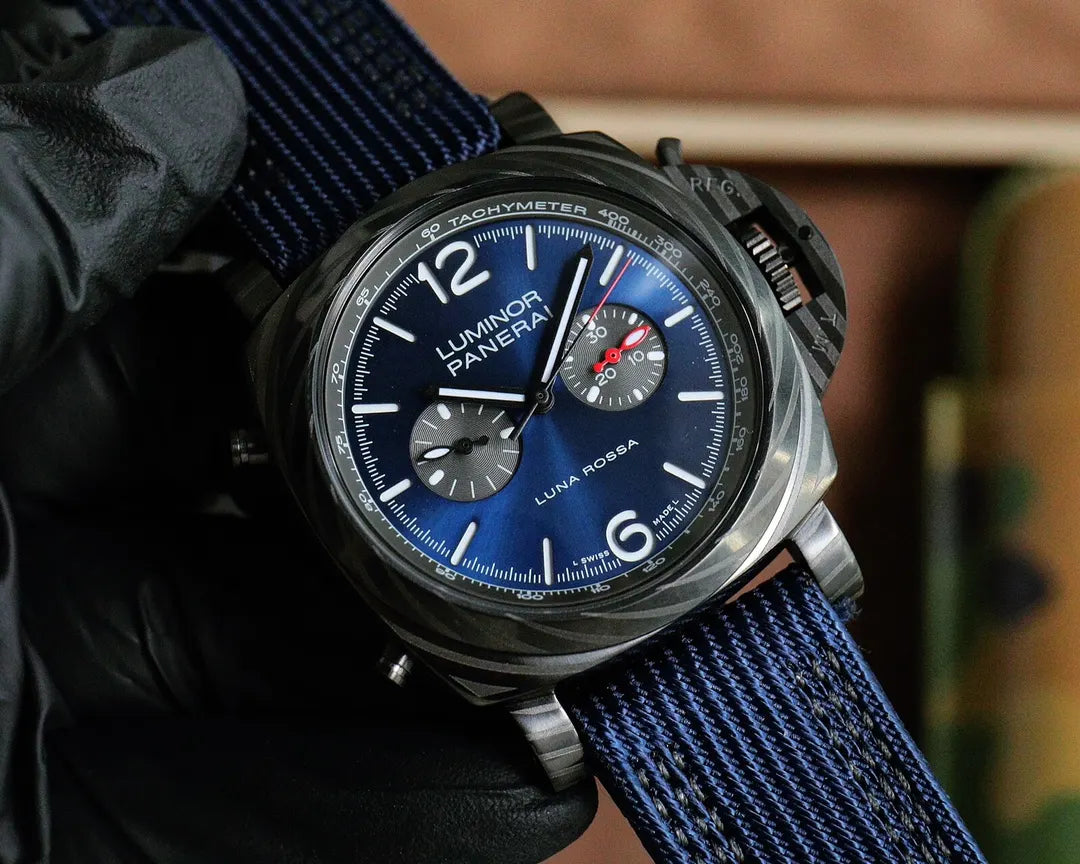 blue Panerai Luminor Luna Rossa - Hình 2