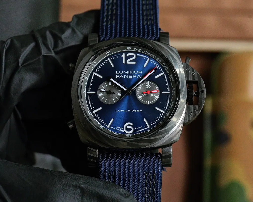 blue Panerai Luminor Luna Rossa