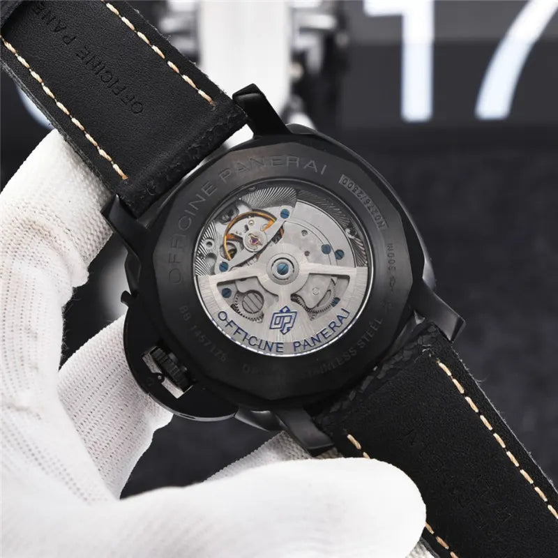 Panerai GMT Black Leather - Hình 2
