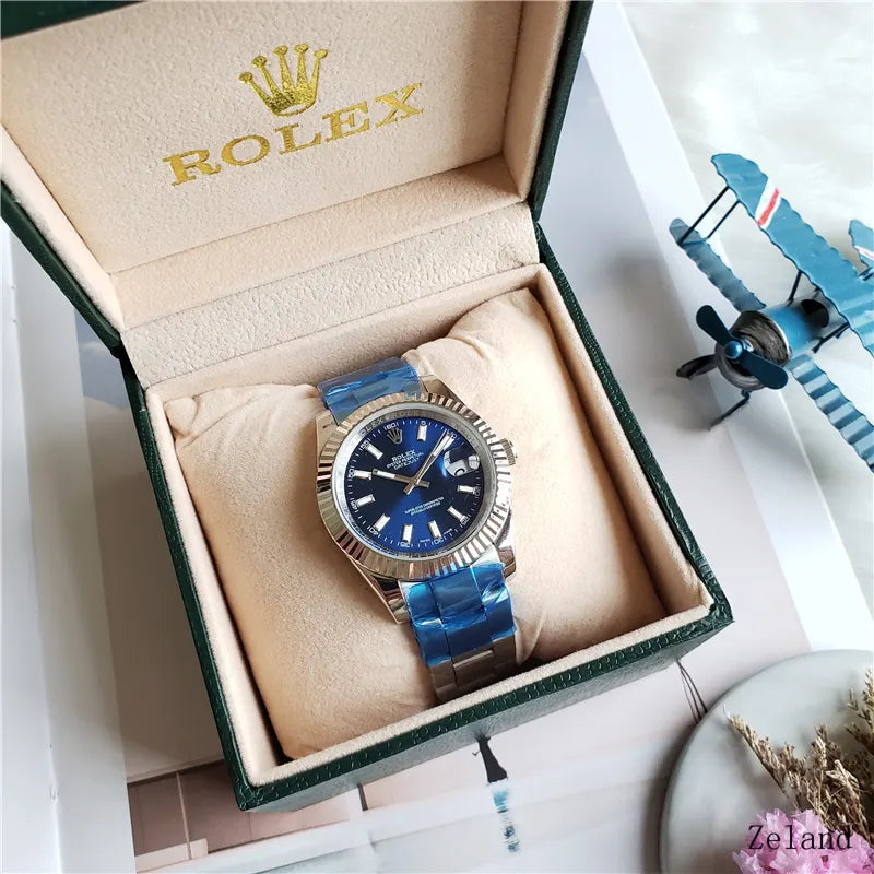 Rolex Datejust Blue Dial - Hình 2