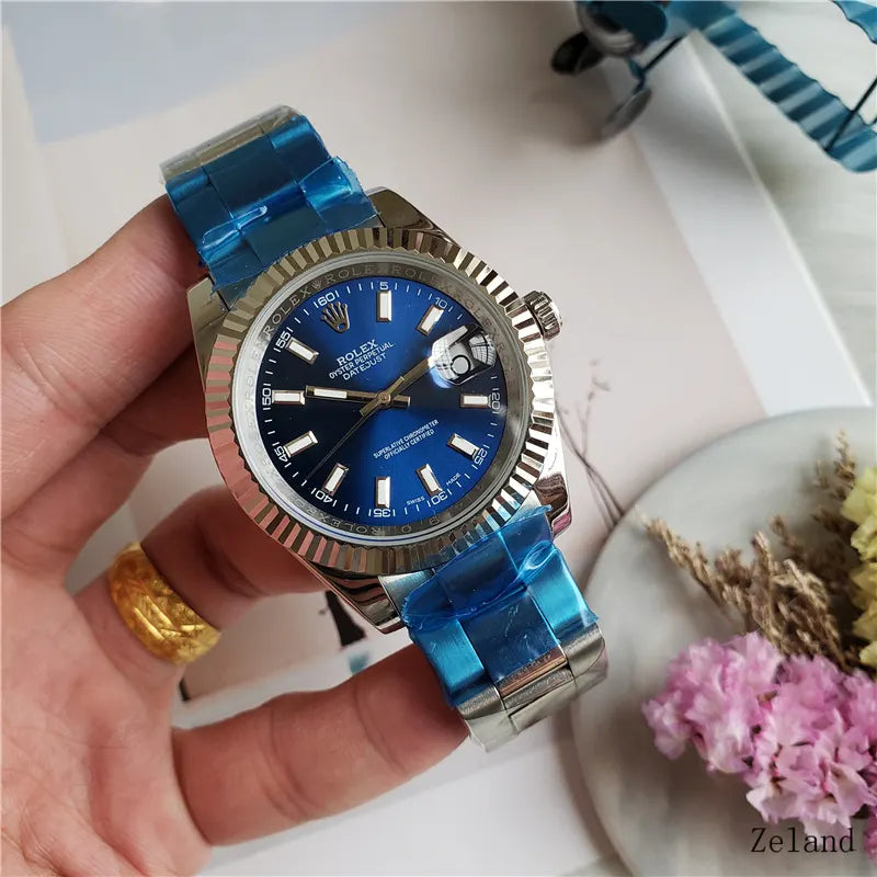 Rolex Datejust Blue Dial - Hình 5