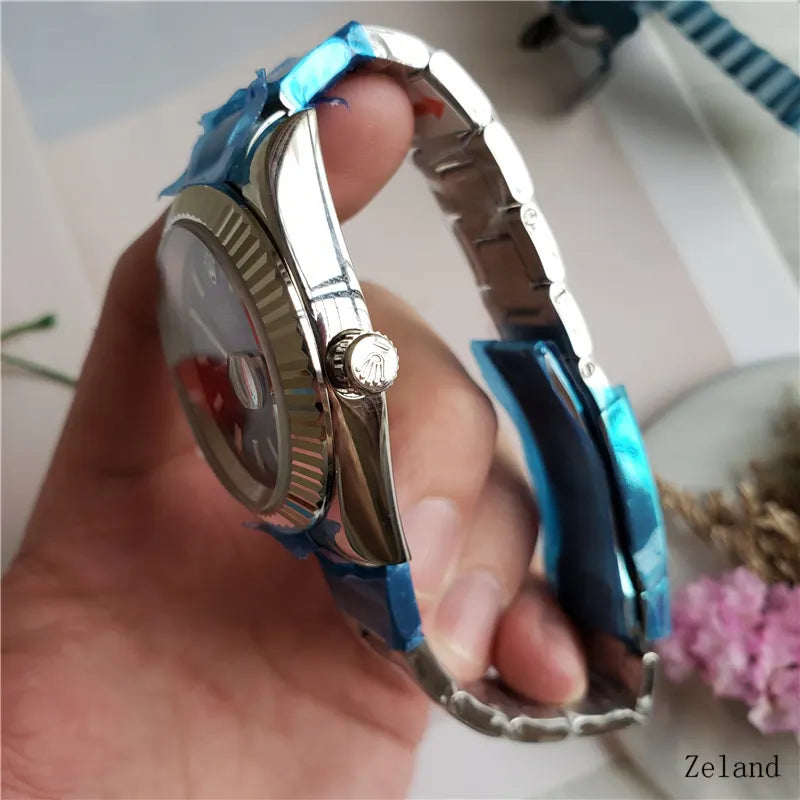 Rolex Datejust Blue Dial - Hình 4
