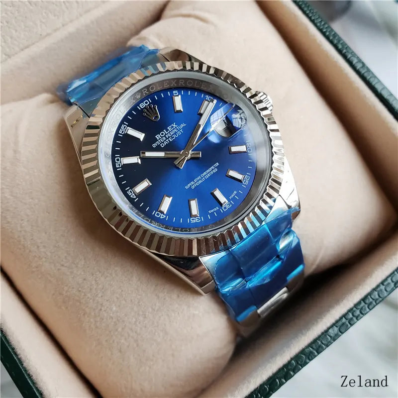 Rolex Datejust Blue Dial - Hình 7