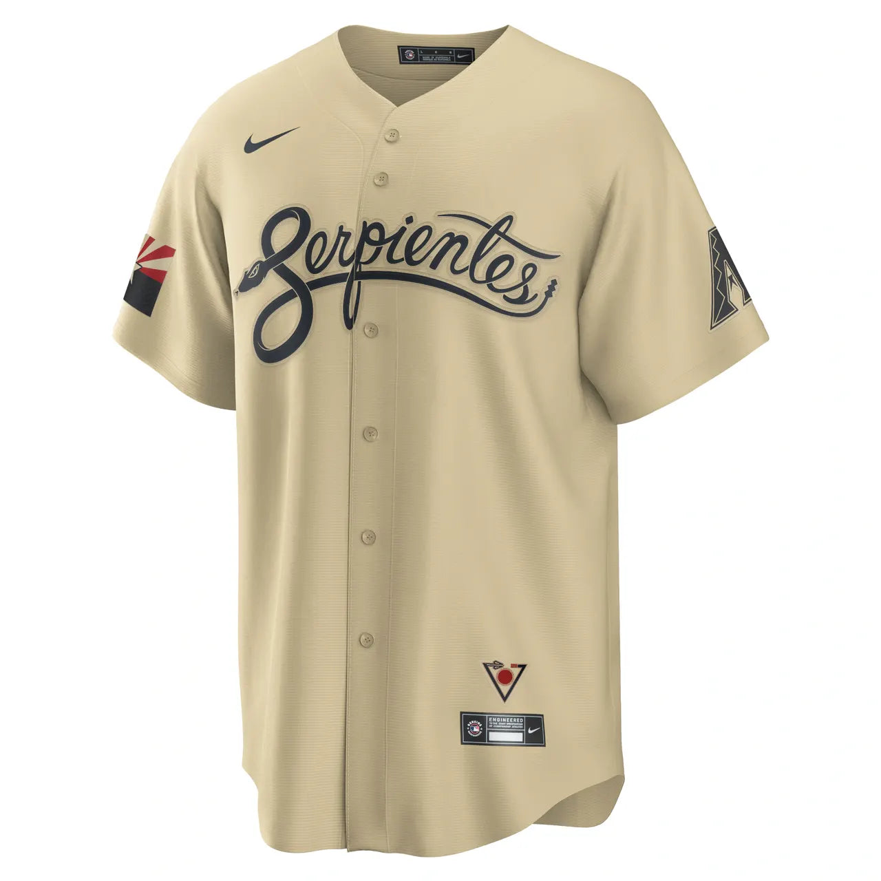 nike Bumgarner D-backs Serpientes Jersey - Hình 3
