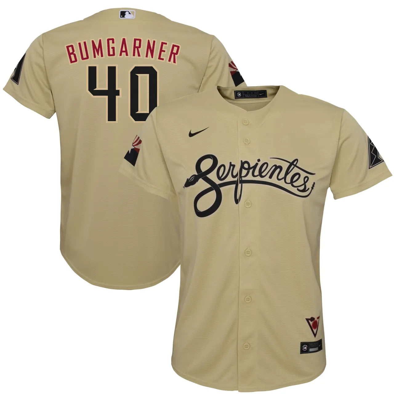 Bumgarner Serpientes Jersey Nike