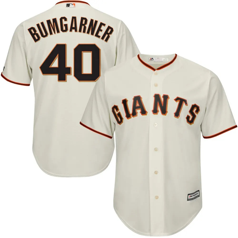 Bumgarner Giants Cream Jersey