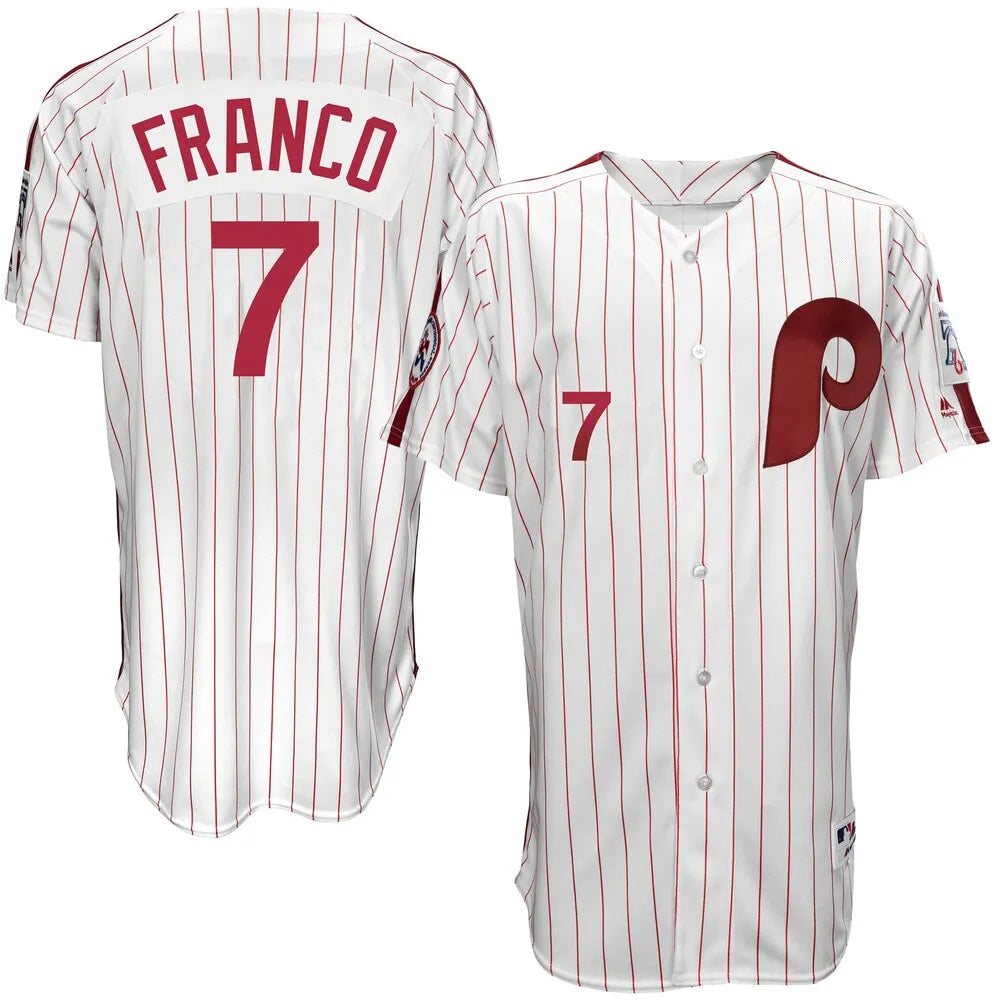 Franco Phillies Pinstripe Jersey