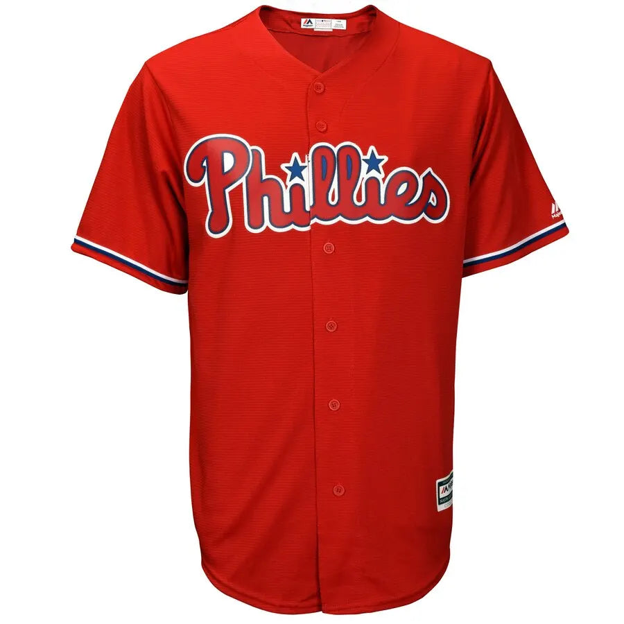 Franco Phillies Red Jersey - Hình 2