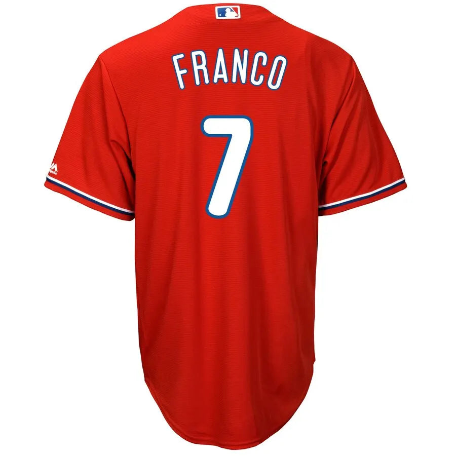 Franco Phillies Red Jersey - Hình 3