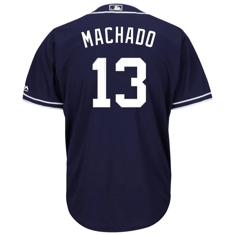 Machado Padres Navy Jersey - Hình 3