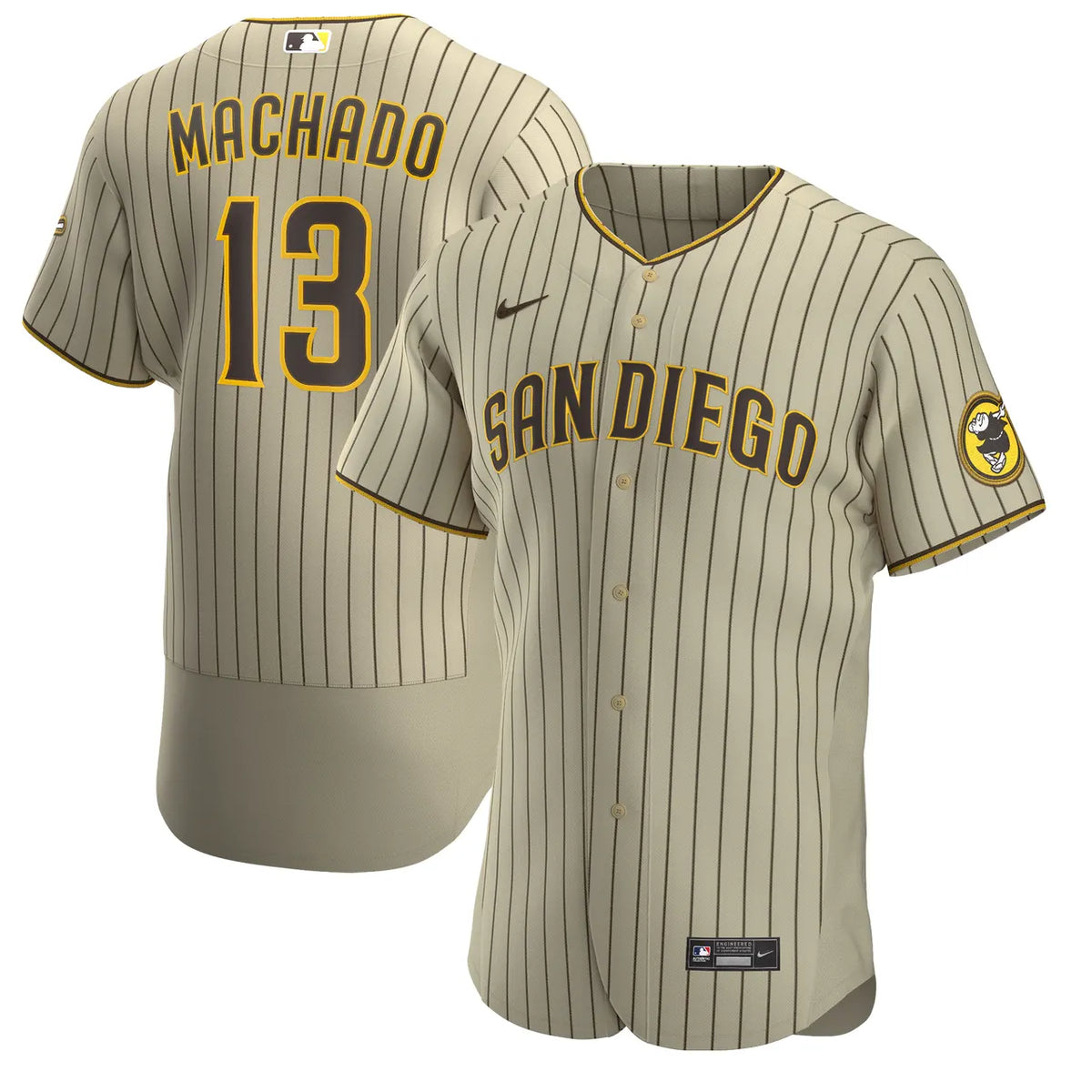 Machado Padres Tan Jersey - Hình 2