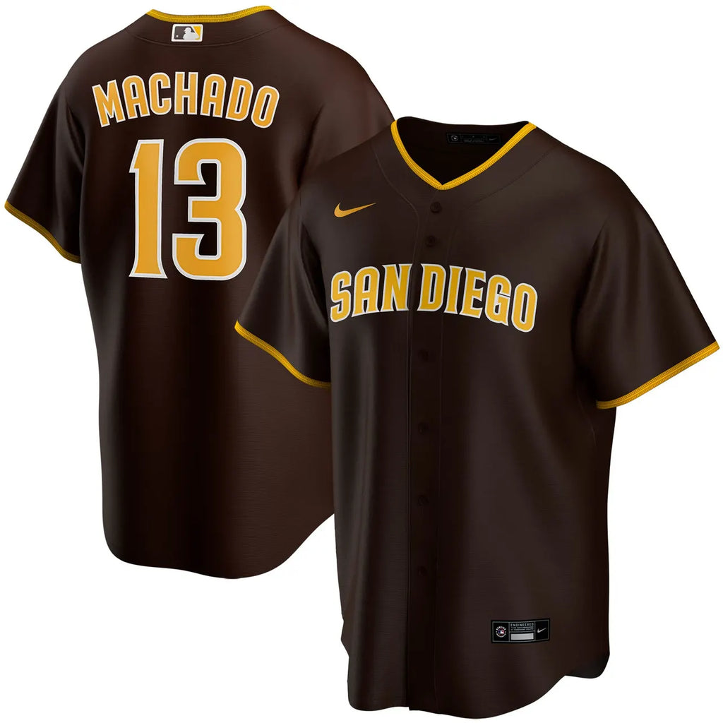 Machado Padres Brown Alt Jersey - Hình 2