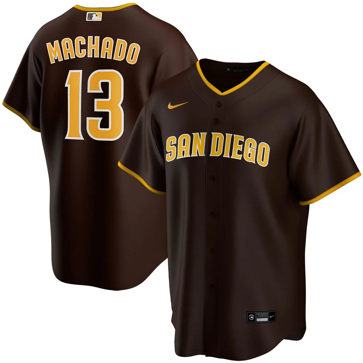 Machado Padres Pinstripe Jersey nike - Hình 10