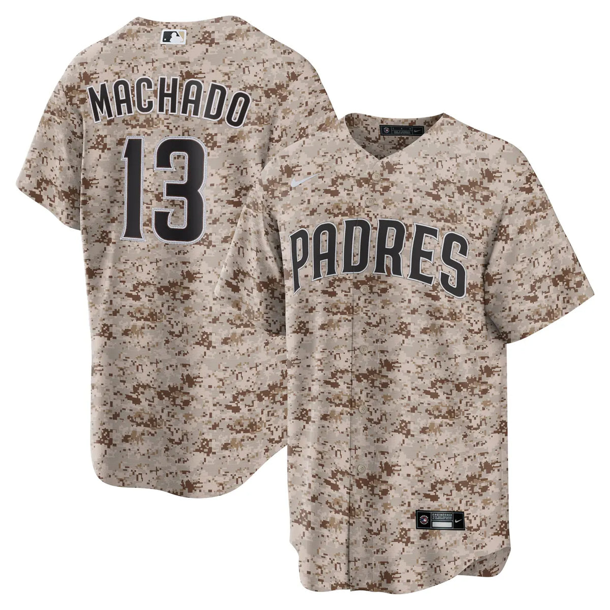 nike Machado Padres Camo Jersey - Hình 2