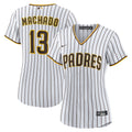 nike Machado Padres Pinstripe Jersey