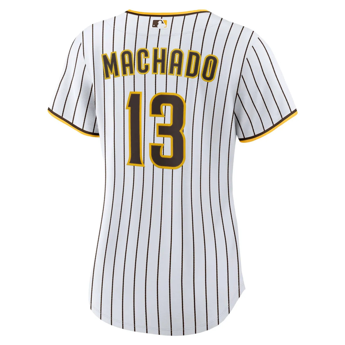 nike Machado Padres Pinstripe Jersey - Hình 4