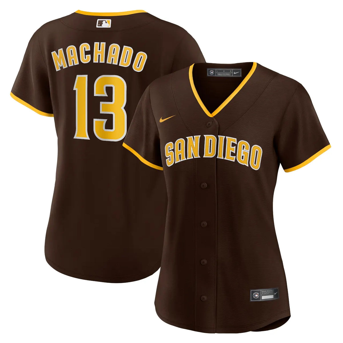 nike Machado Padres Brown Jersey