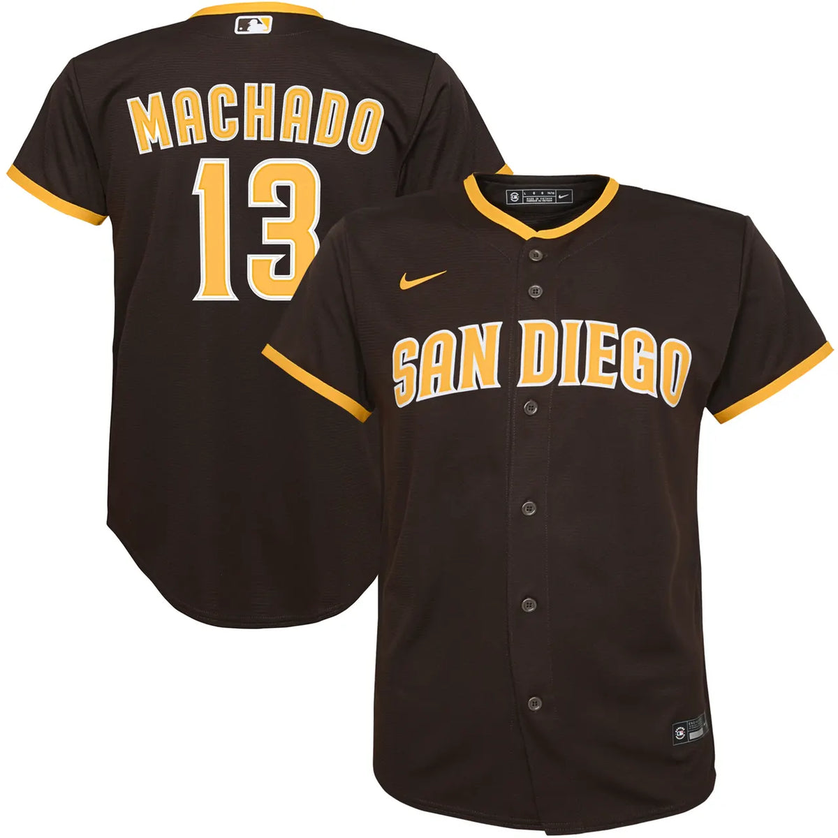nike Machado Padres Brown Jersey