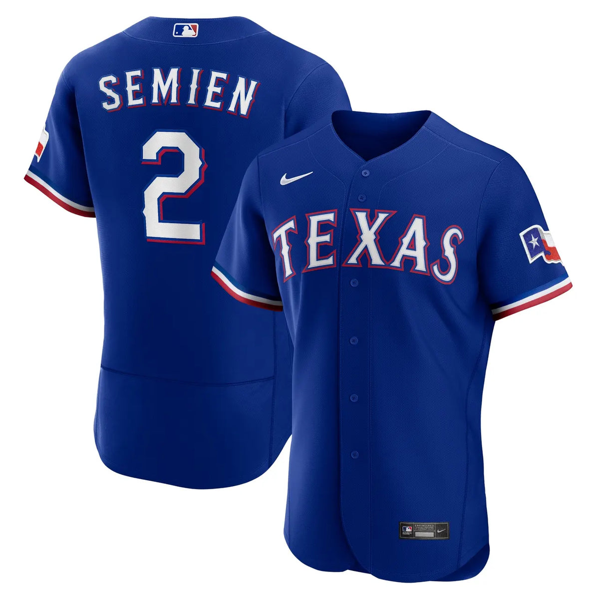 Semien Rangers Royal Blue Nike Jersey