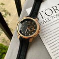 Maserati Black Dial Rose Gold