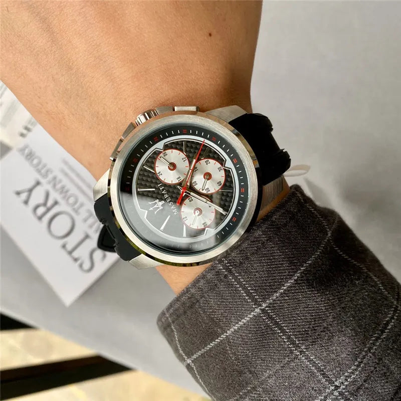 Maserati Black Dial Chronograph