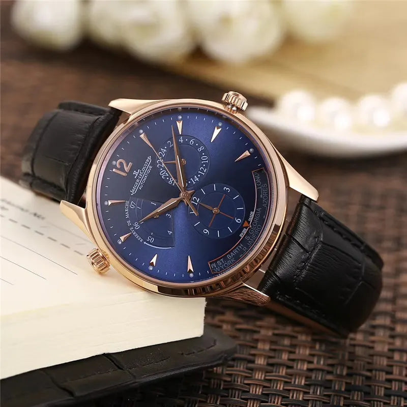Jaeger-LeCoultre Blue Dial Rose Gold