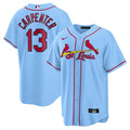 nike Carpenter Cardinals Light Blue Jersey