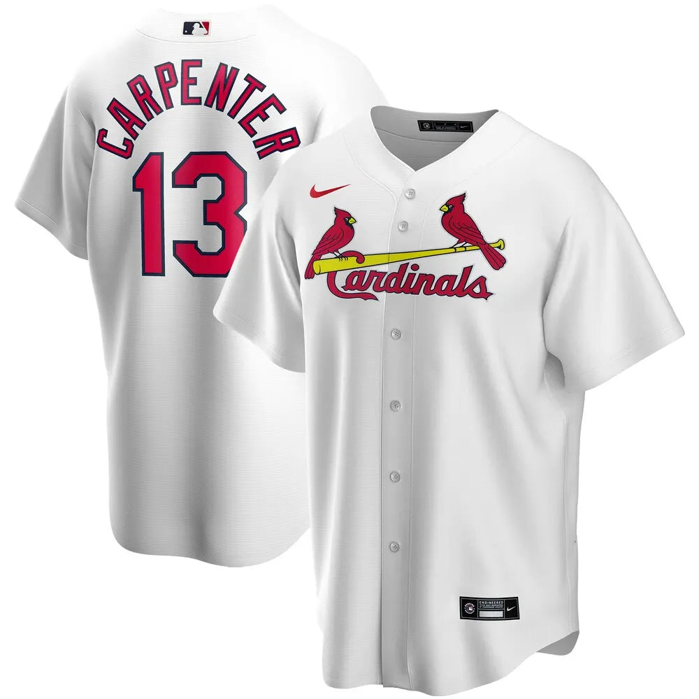 nike Carpenter Cardinals White Jersey