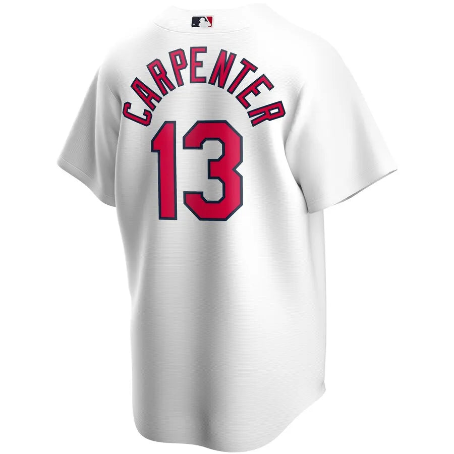 Carpenter Cardinals White Jersey - Hình 3