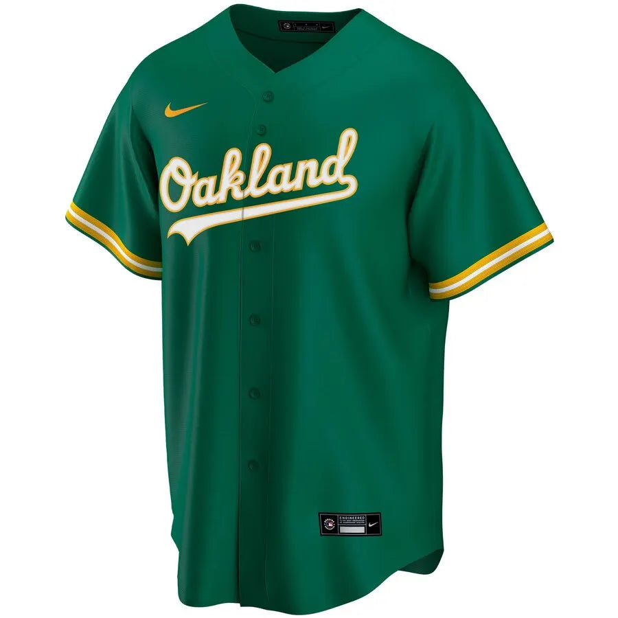 alternate Nike Chapman Athletics Green Jersey - Hình 2
