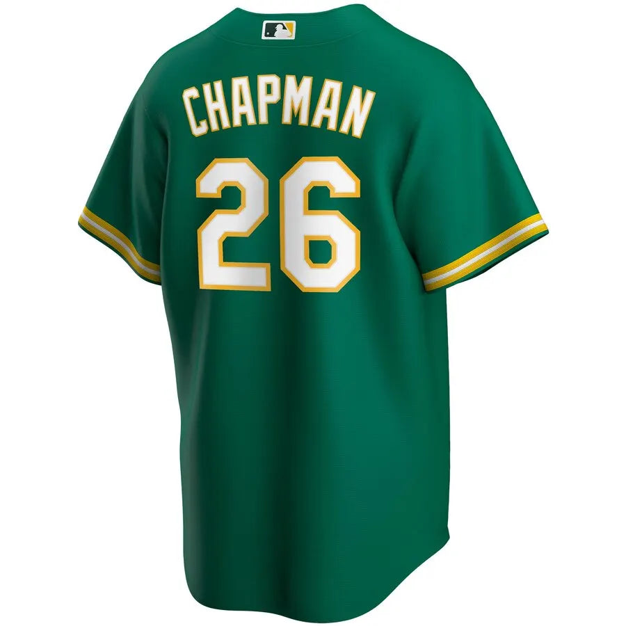 alternate Nike Chapman Athletics Green Jersey - Hình 3