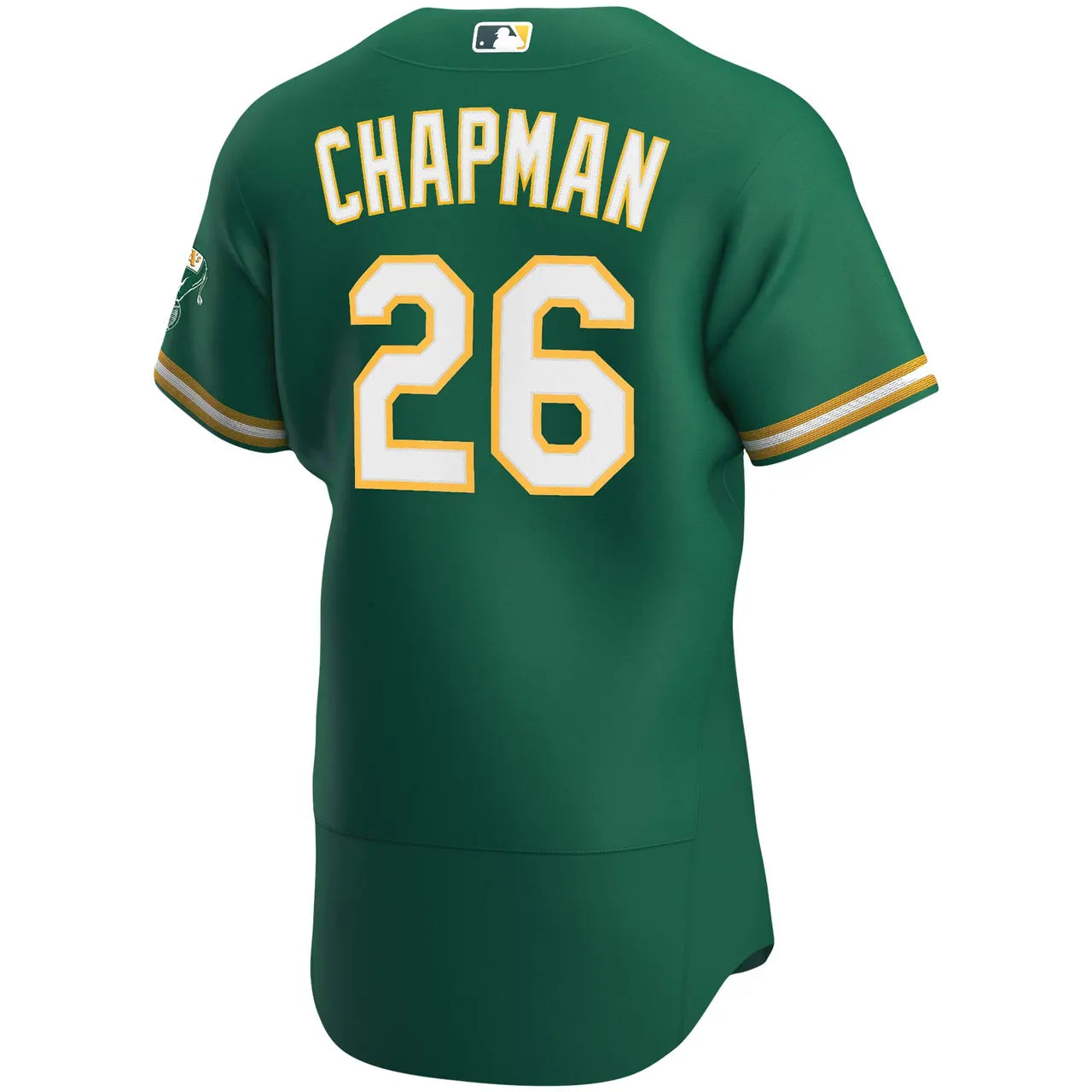 nike Chapman Oakland A's Green Jersey - Hình 4