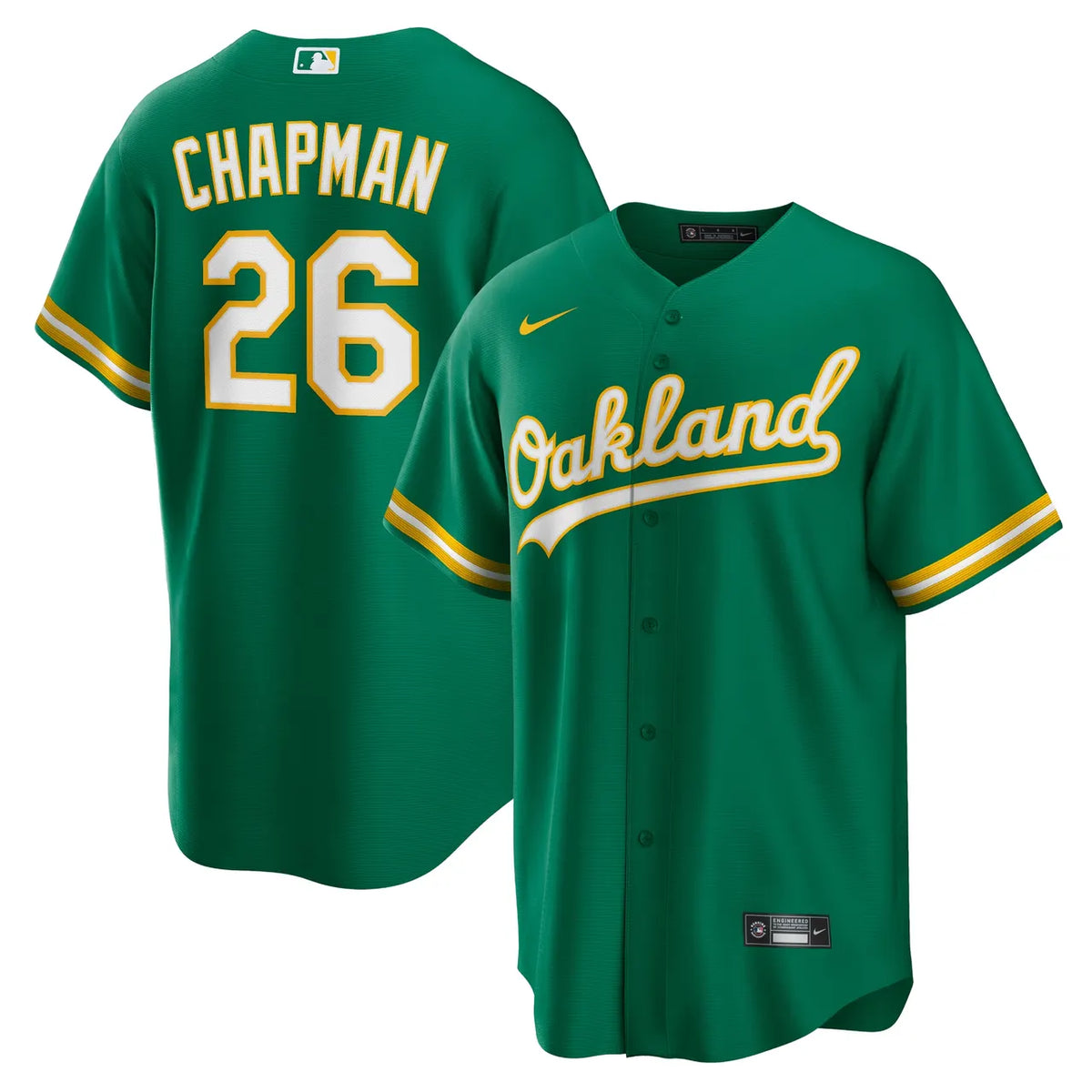 Nike Chapman Athletics Green Jersey