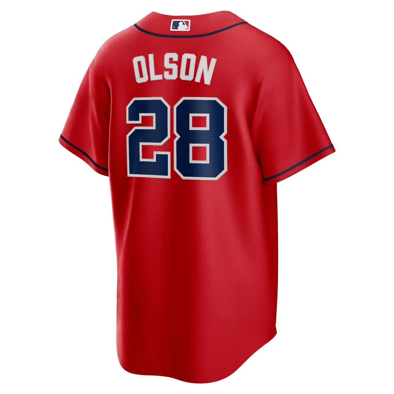 Matt Olson Braves Navy Jersey - Hình 4