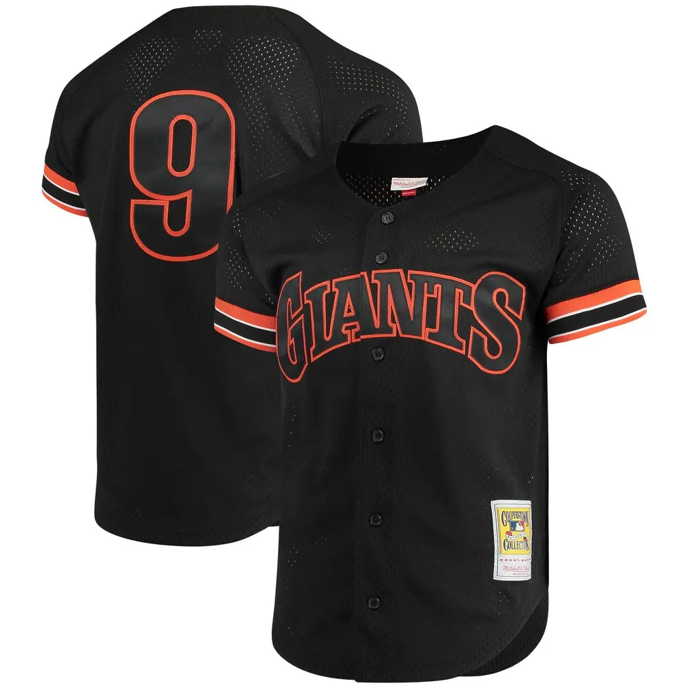 Giants Black Cooperstown Jersey mitchell