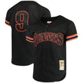 mitchell ness Giants Black Cooperstown Jersey