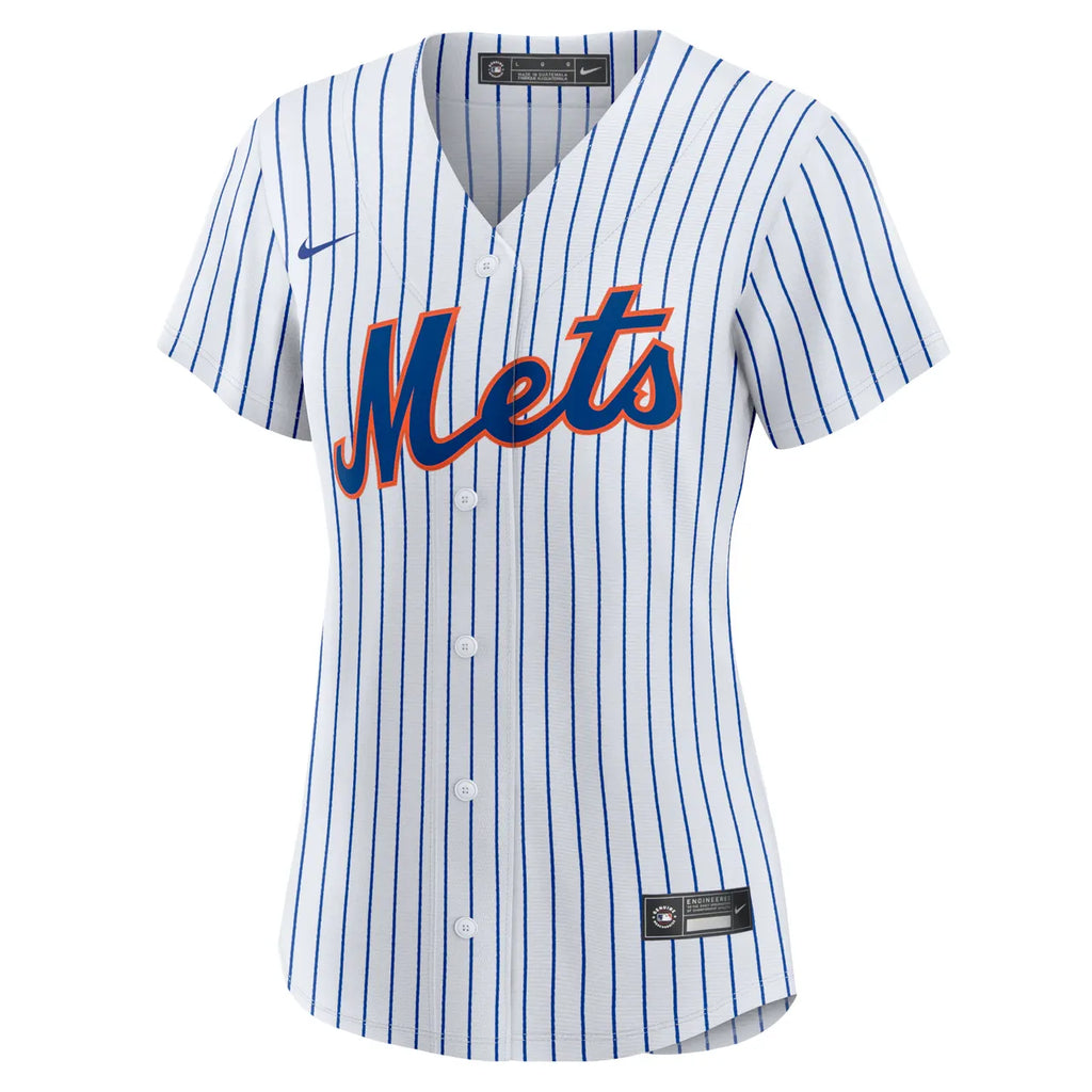 Nike Scherzer Mets Pinstripe Jersey - Hình 3