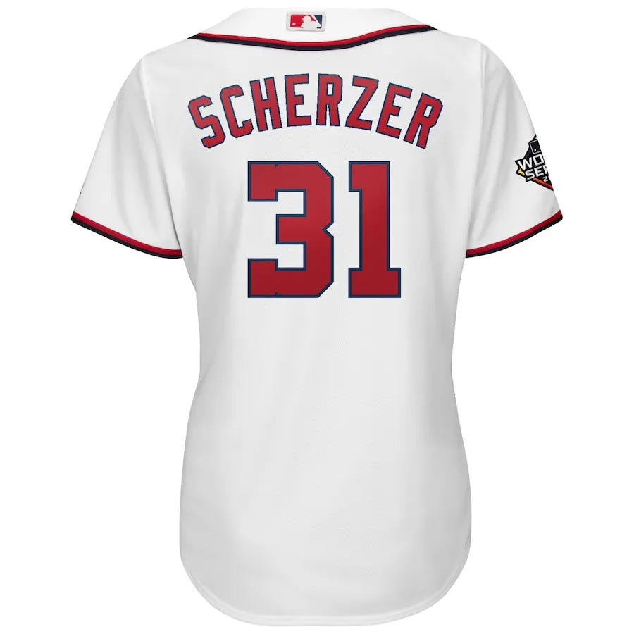 majestic Scherzer Nationals Women's Jersey - Hình 3