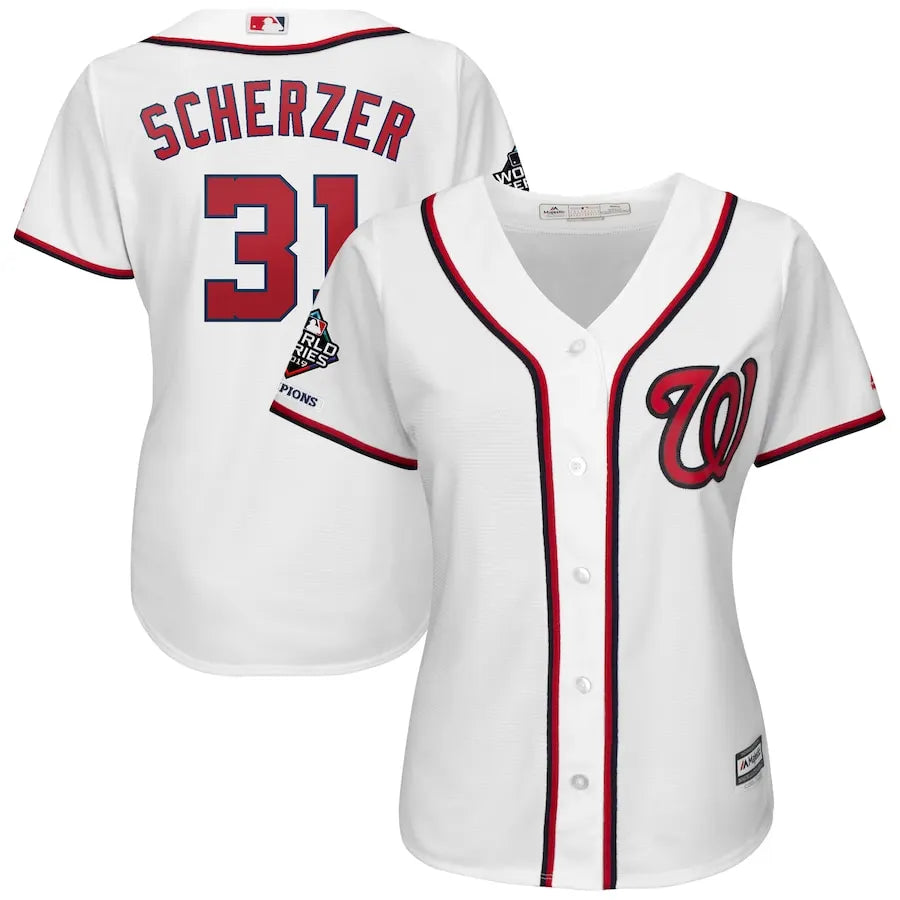 Scherzer Nationals Women's Jersey