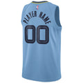 Grizzlies Sky Blue Custom Jersey