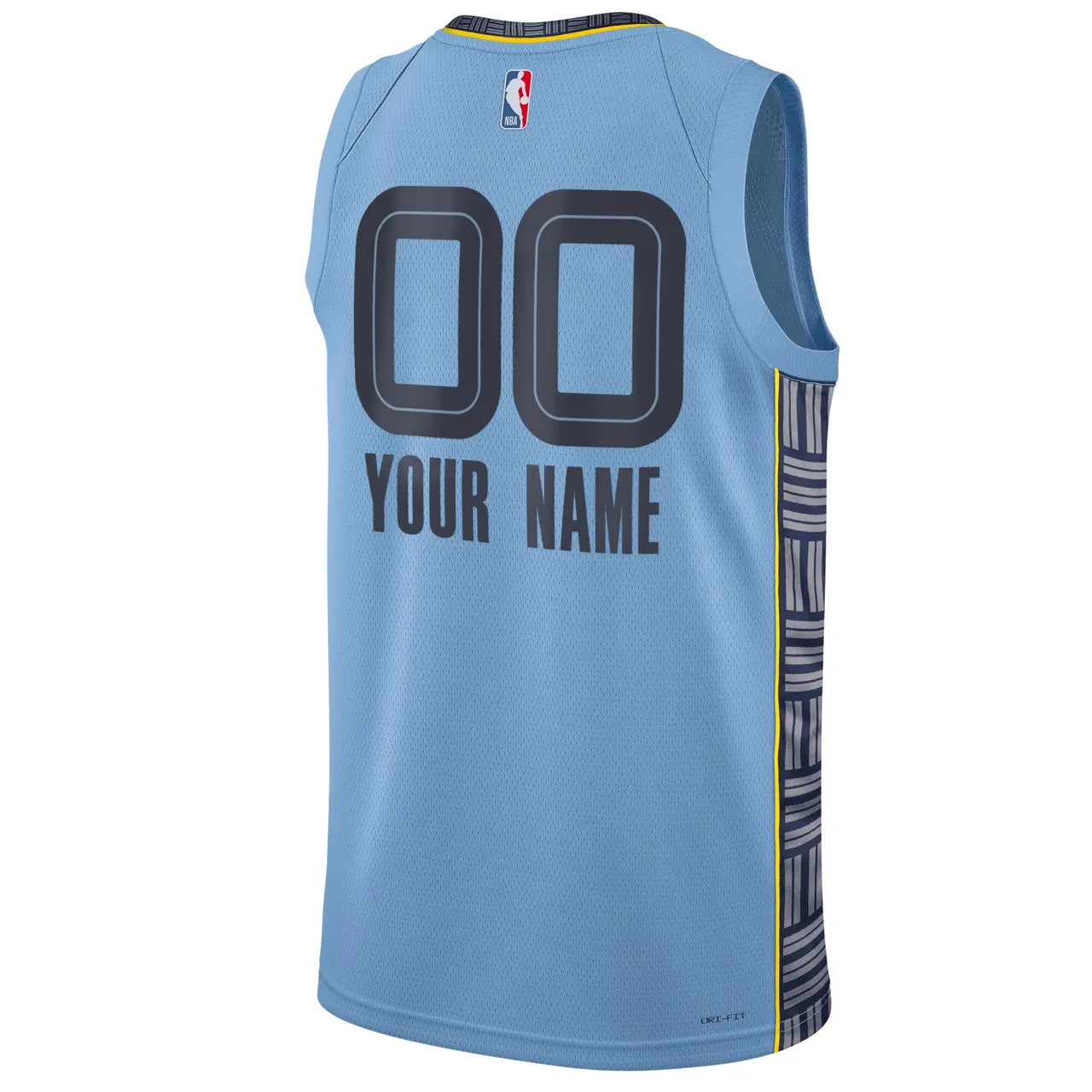 Memphis Grizzlies Light Blue Jersey - Hình 4