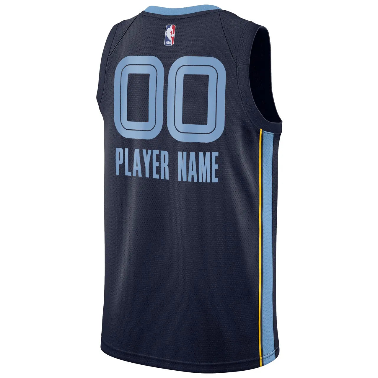 nike personalized Grizzlies Navy Custom Jersey - Hình 4
