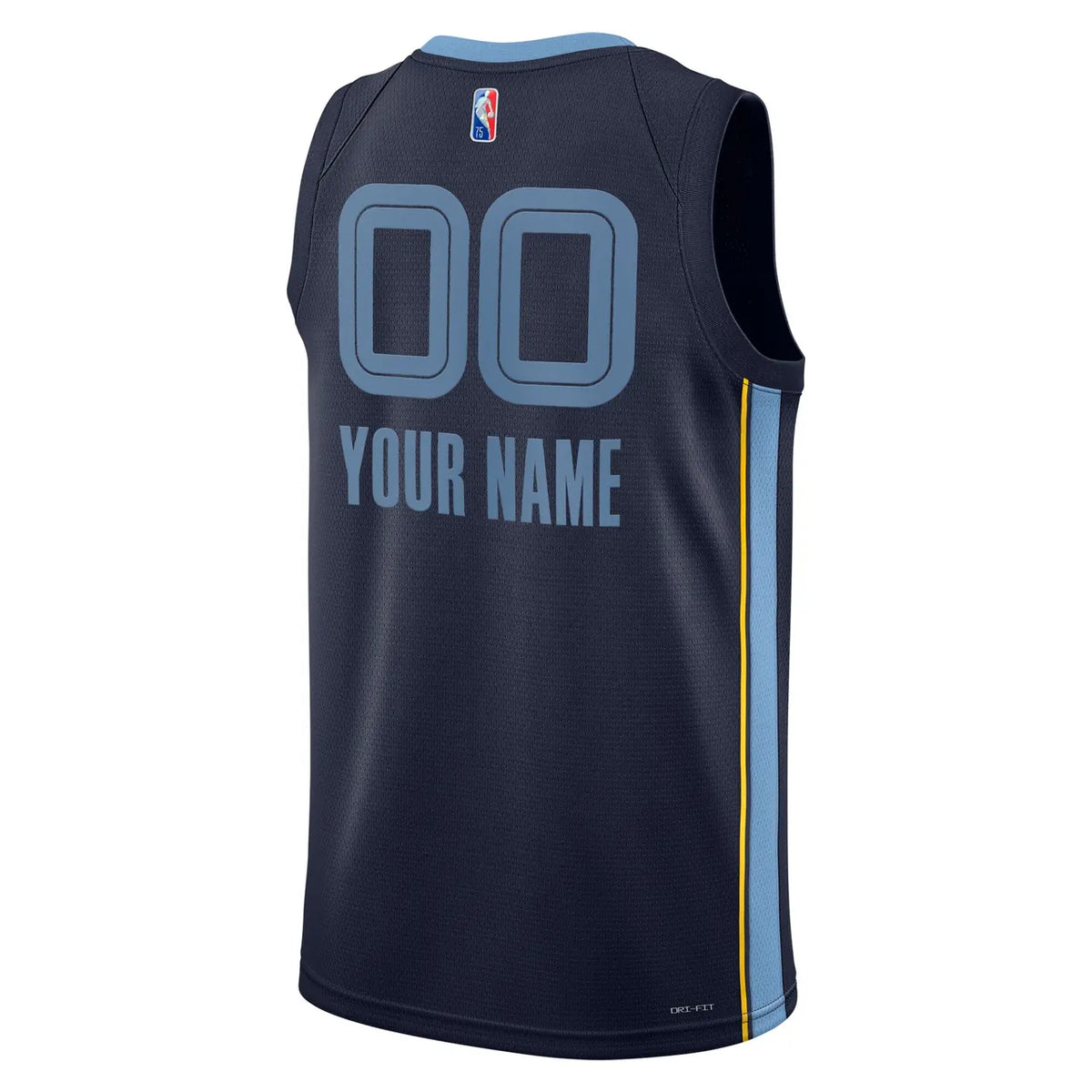 Grizzlies Navy Icon Jersey - Hình 4