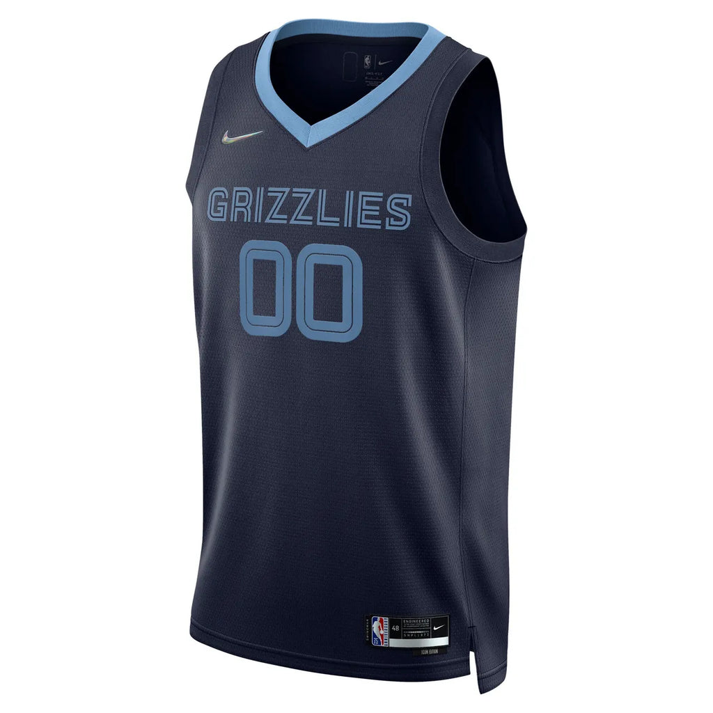 Grizzlies Navy Icon Jersey - Hình 3