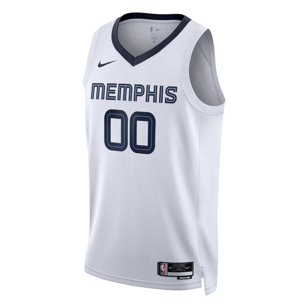 Grizzlies White Custom Jersey nike - Hình 2