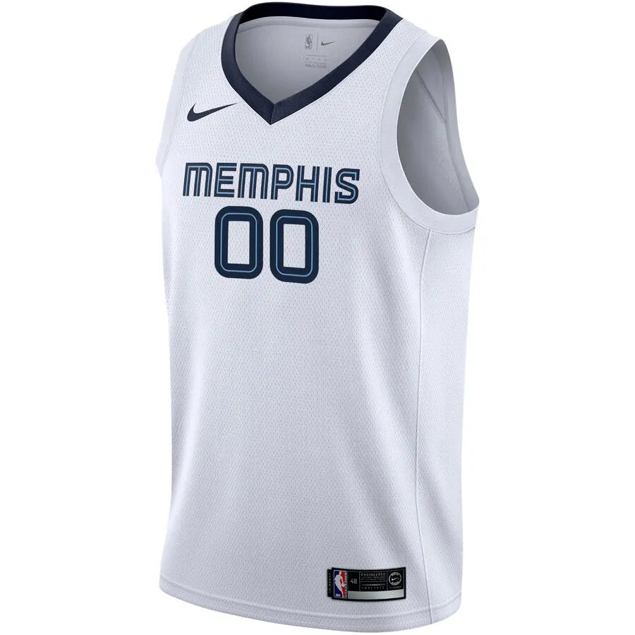 nike Grizzlies White Custom Jersey - Hình 2
