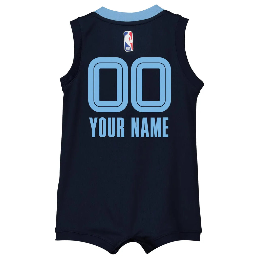 Grizzlies Baby Bodysuit Navy - Hình 3