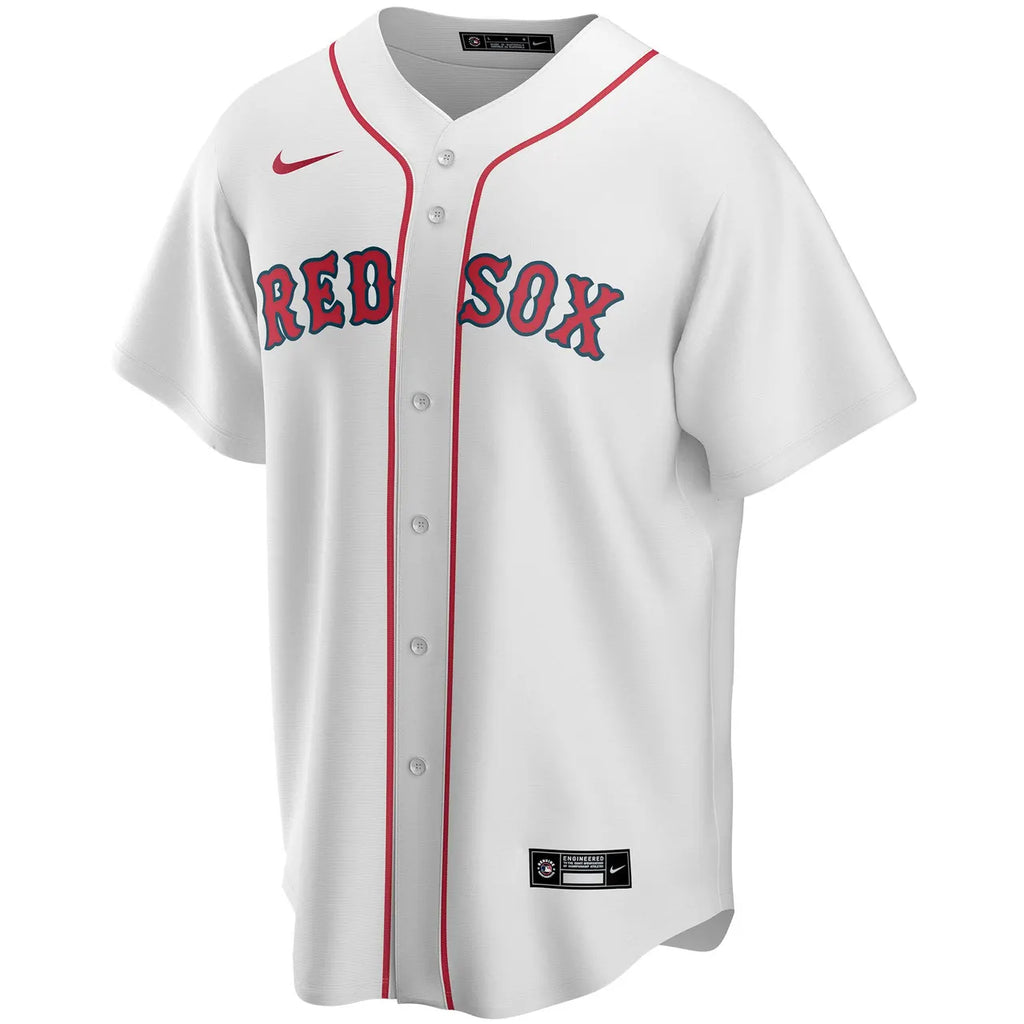 Red Sox White Custom Jersey nike