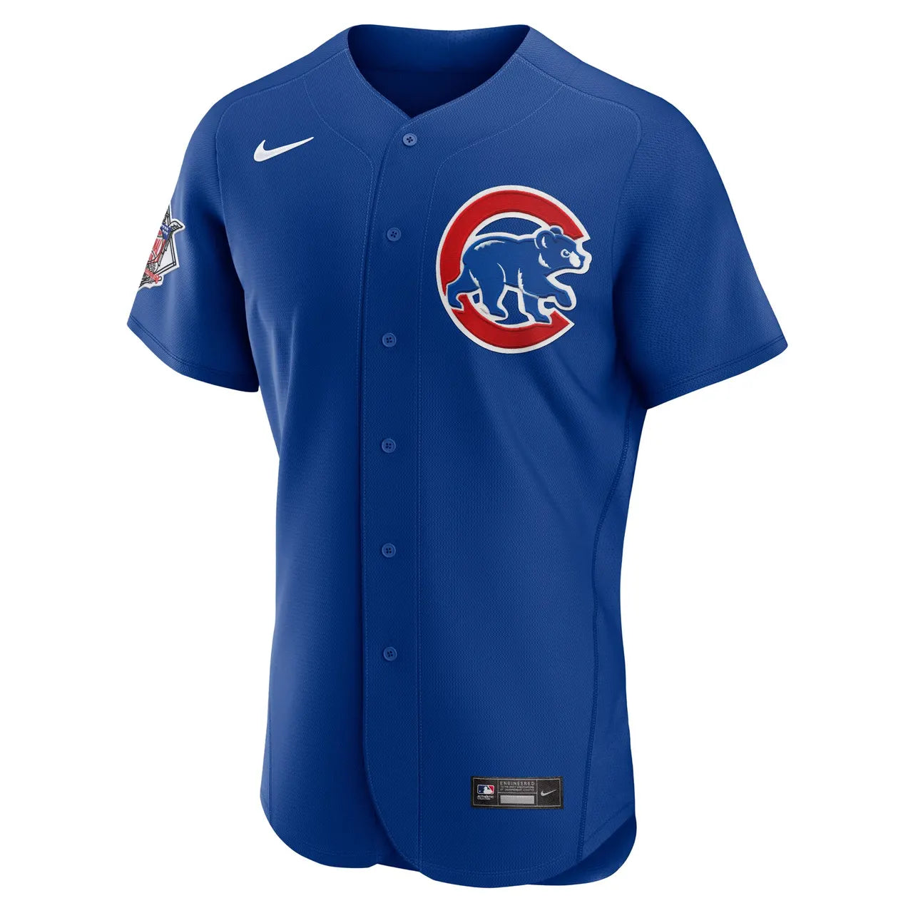 Cubs Royal Blue Custom Jersey - Hình 2