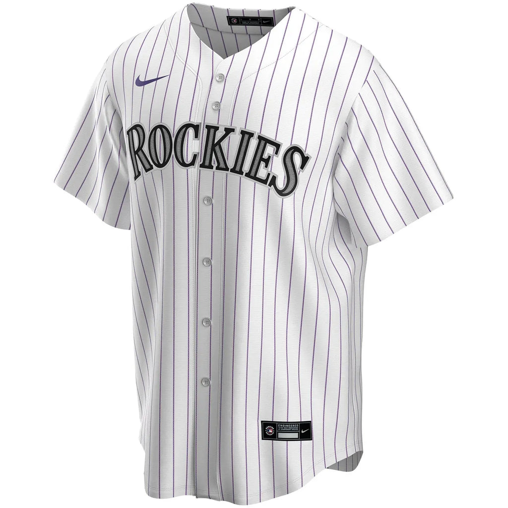 Rockies Pinstripe Custom Jersey - Hình 2